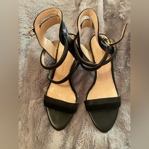 Black strappy sandals